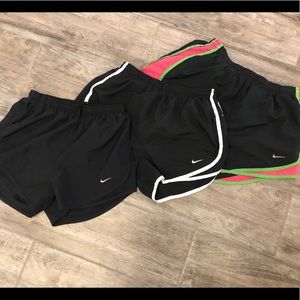 Set of 3 Nike Dri-Fit shorts